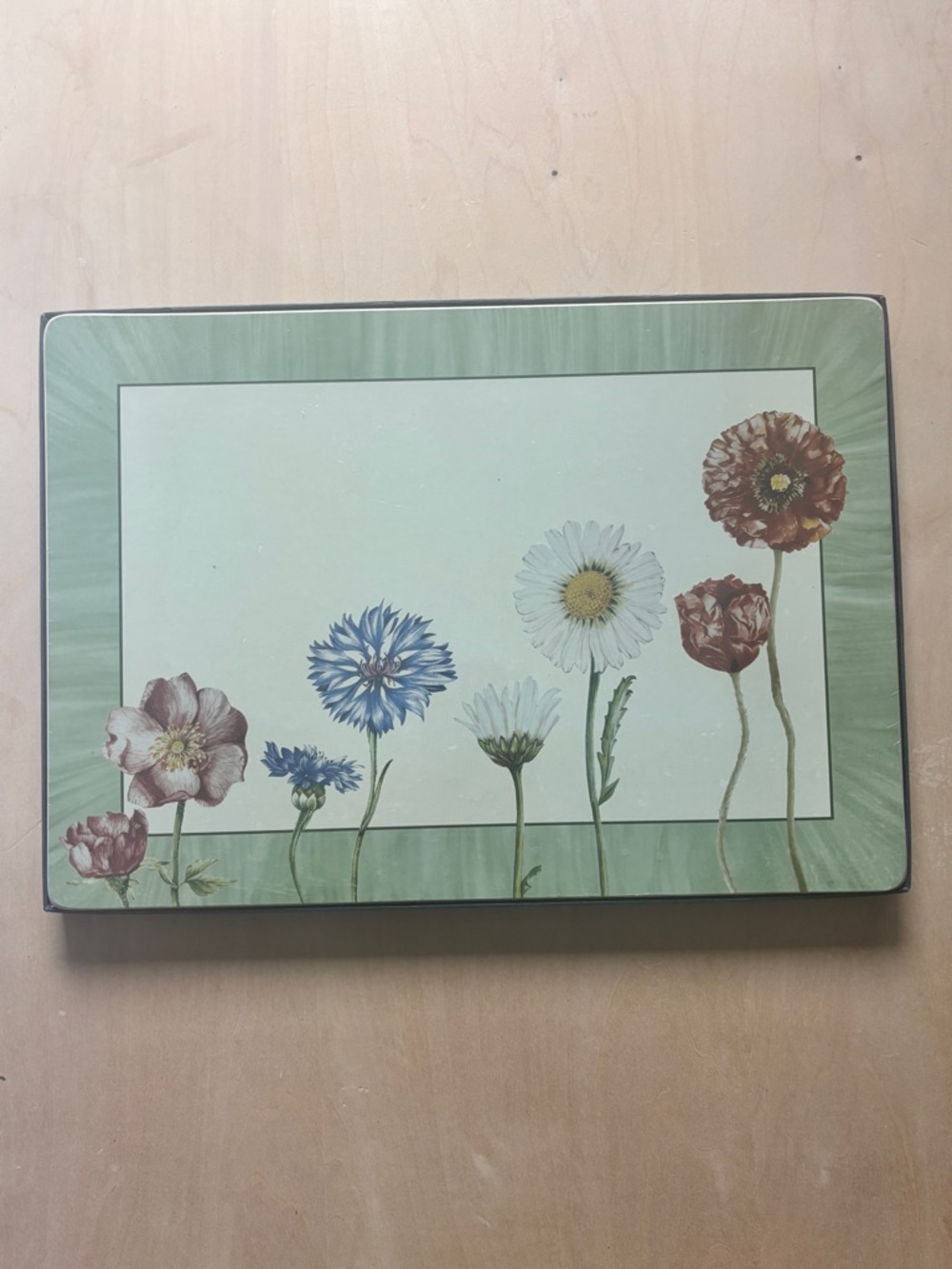 NIB Set Of 4 Villeroy & Boch Flora Corkboard Placements